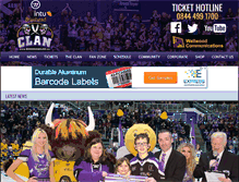 Tablet Screenshot of braeheadclan.com